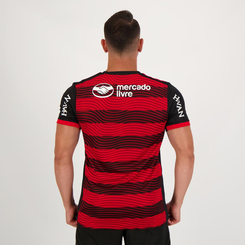 Camisa Flamengo I [Con Patrocinio] 22/23 Adidas - Rubro Negro