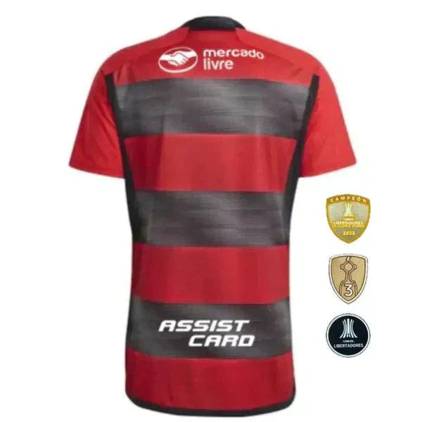 Camisa Flamengo I [Con Patrocinio] 23/24 Adidas - Rubro Negro