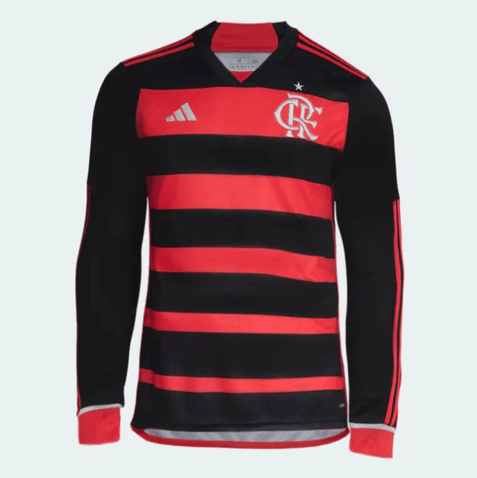 Camiseta Manga Larga Flamengo 24/25