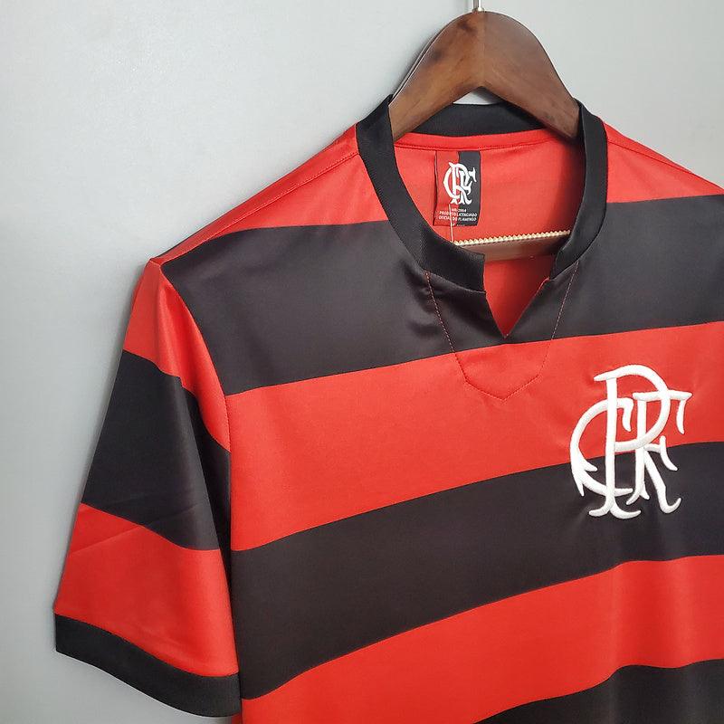 Camiseta Flamengo Retro 1978/1979 - Rojo/Negro