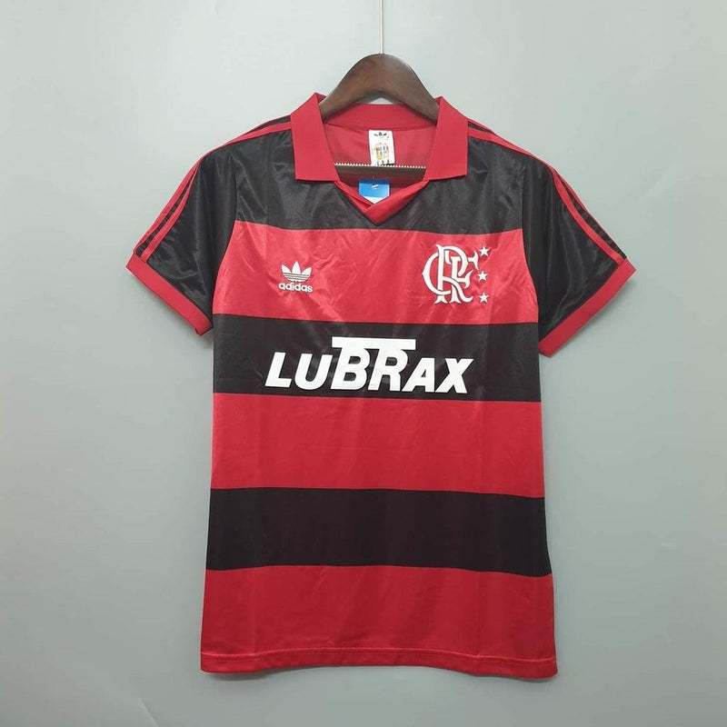 Camiseta Flamengo Retro 1990 - Rojo/Negro