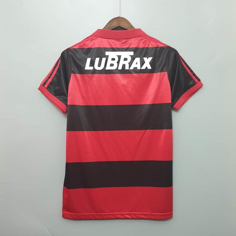 Camiseta Flamengo Retro 1990 - Rojo/Negro