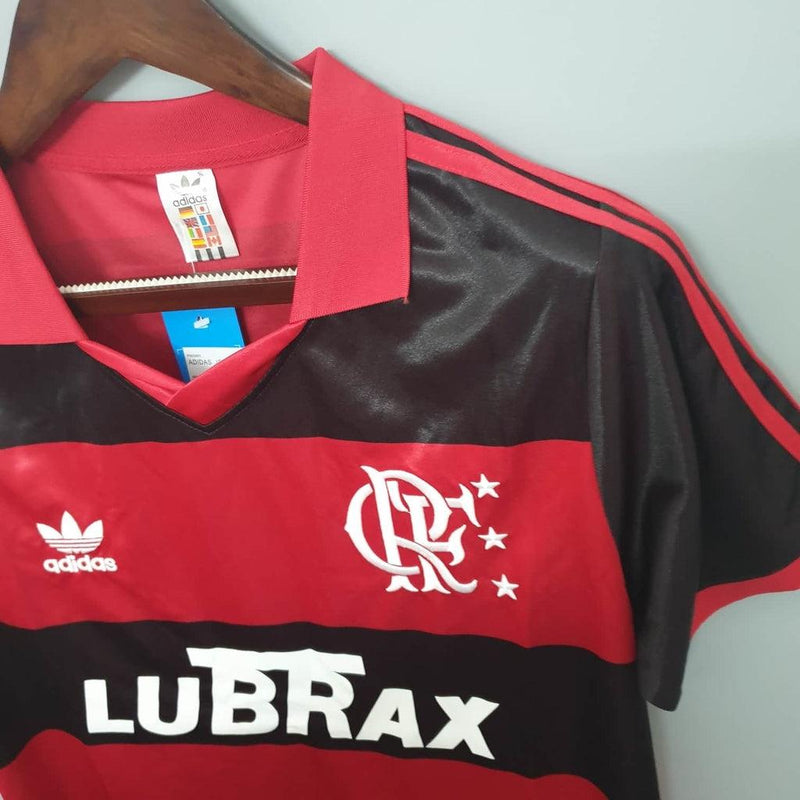 Camiseta Flamengo Retro 1990 - Rojo/Negro