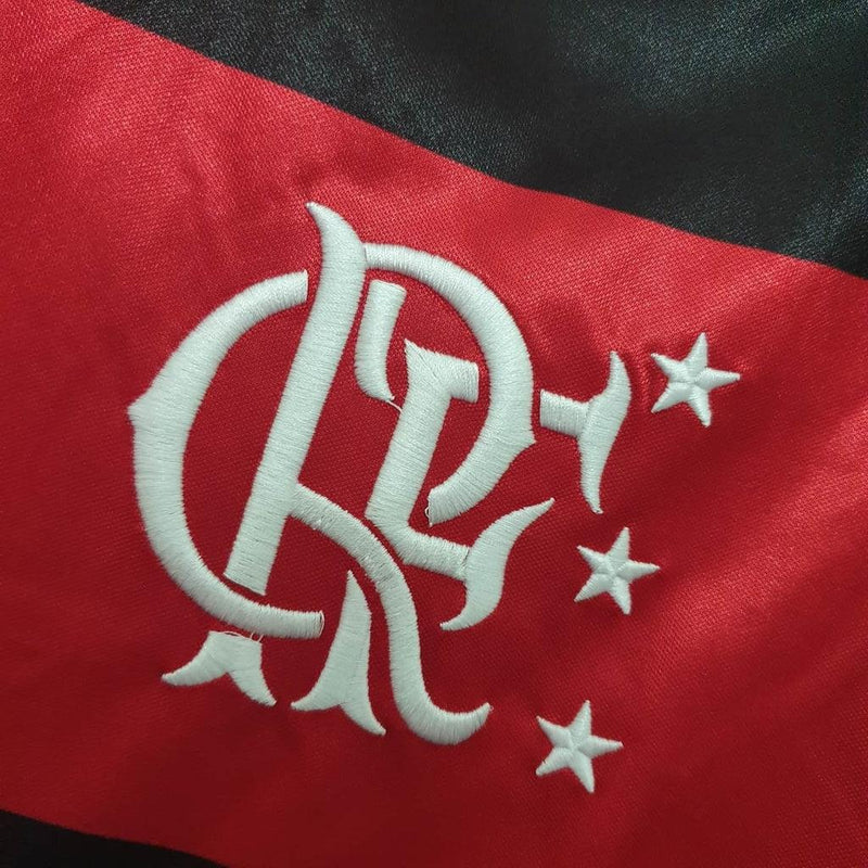 Camiseta Flamengo Retro 1990 - Rojo/Negro