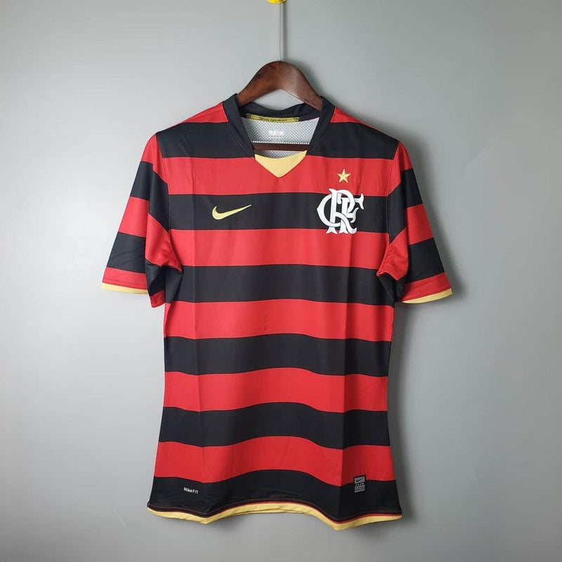 Camiseta Flamengo Retro 2009 - Rojo/Negro