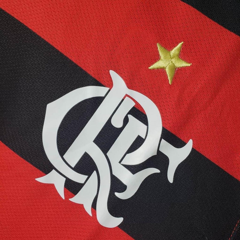 Camiseta Flamengo Retro 2009 - Rojo/Negro