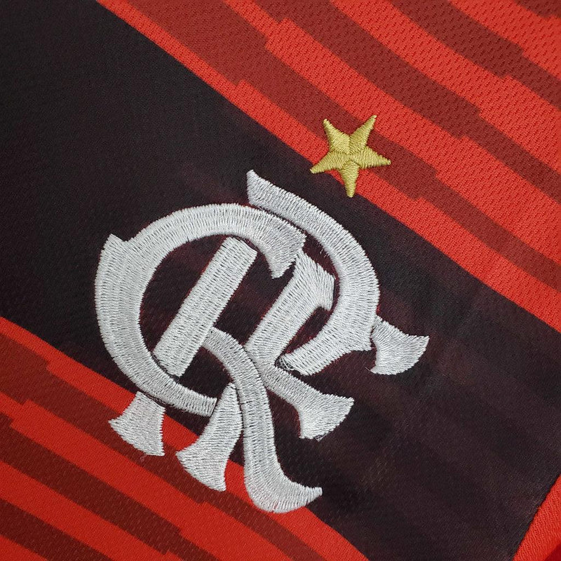 Camiseta Flamengo Retro 2018/2019 - Rojo/Negro