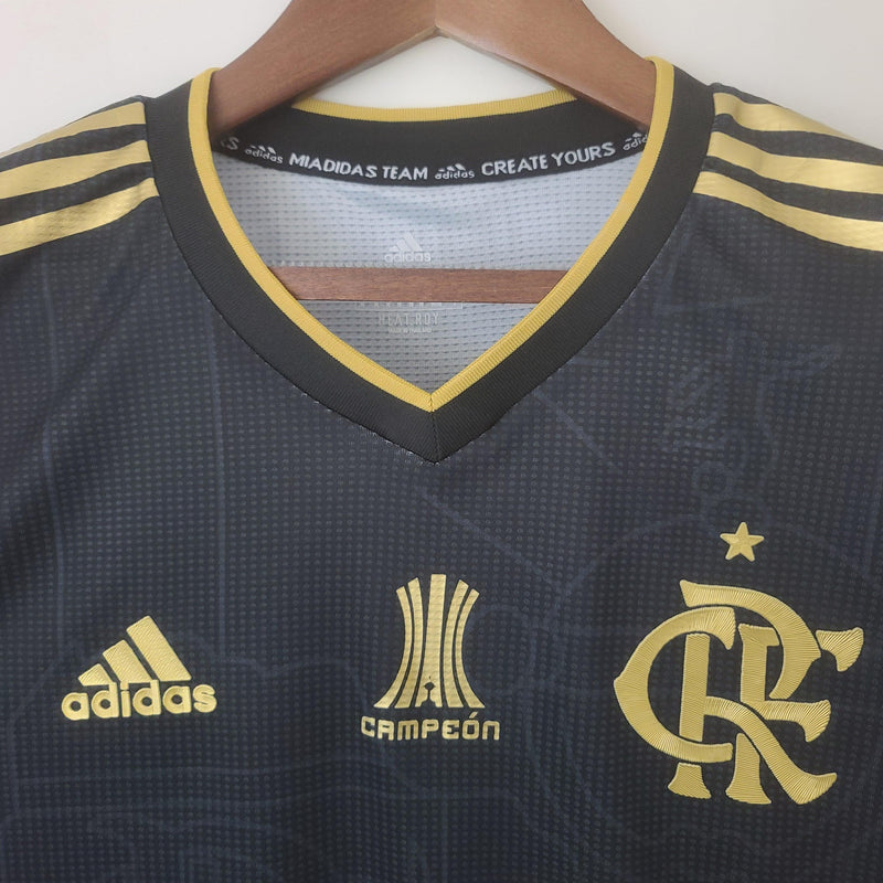 Camisa Flamengo [Tri Campeão] 23/24 Adidas - Negro