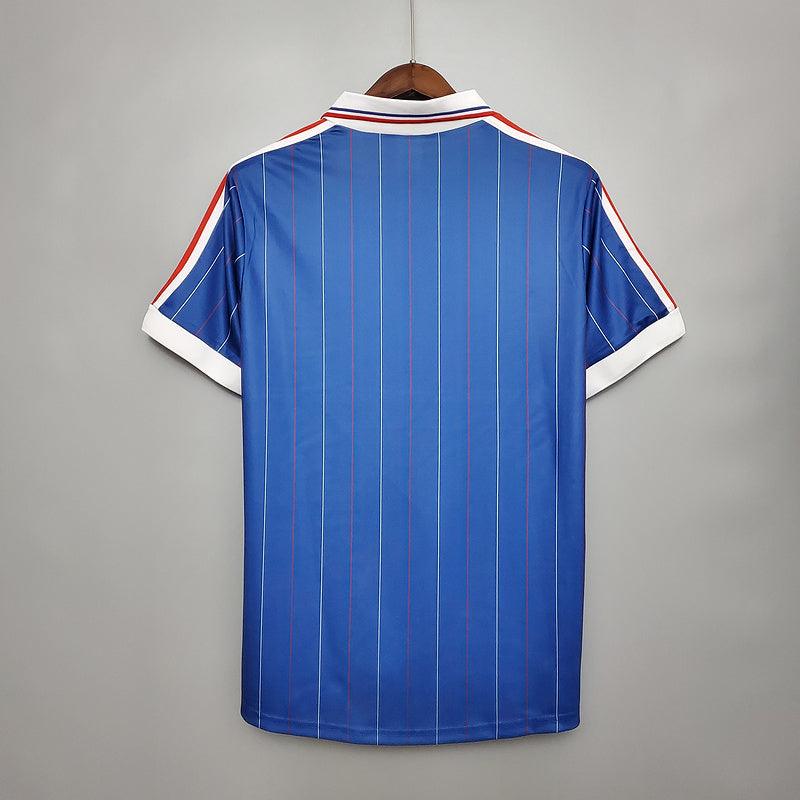 Camiseta Selección Francia Retro 1982 - Azul