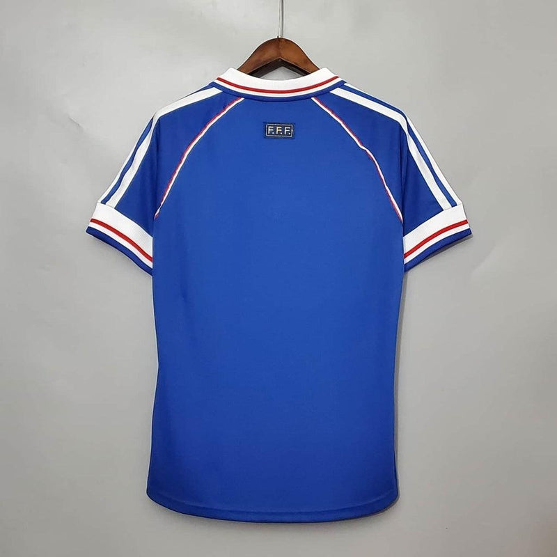 Camiseta Selección Francia Retro 1998 - Azul