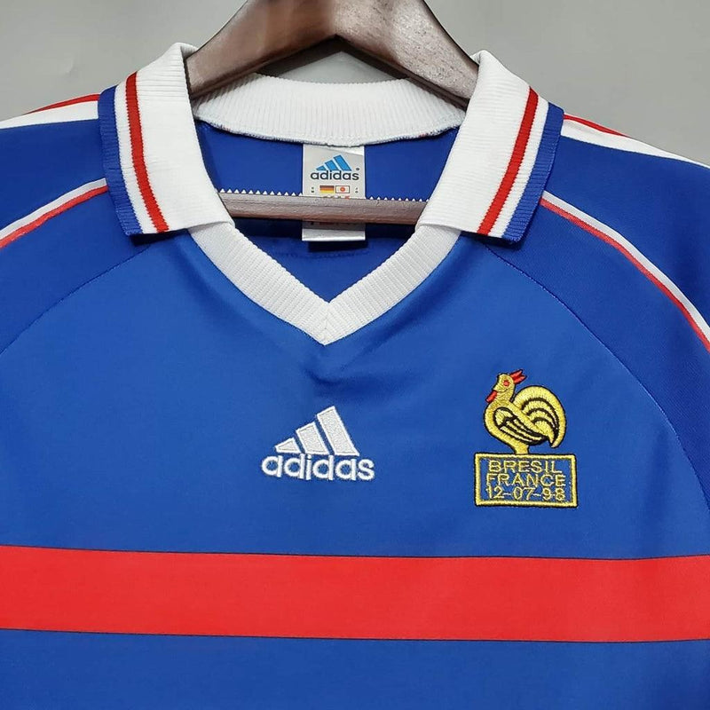 Camiseta Selección Francia Retro 1998 - Azul