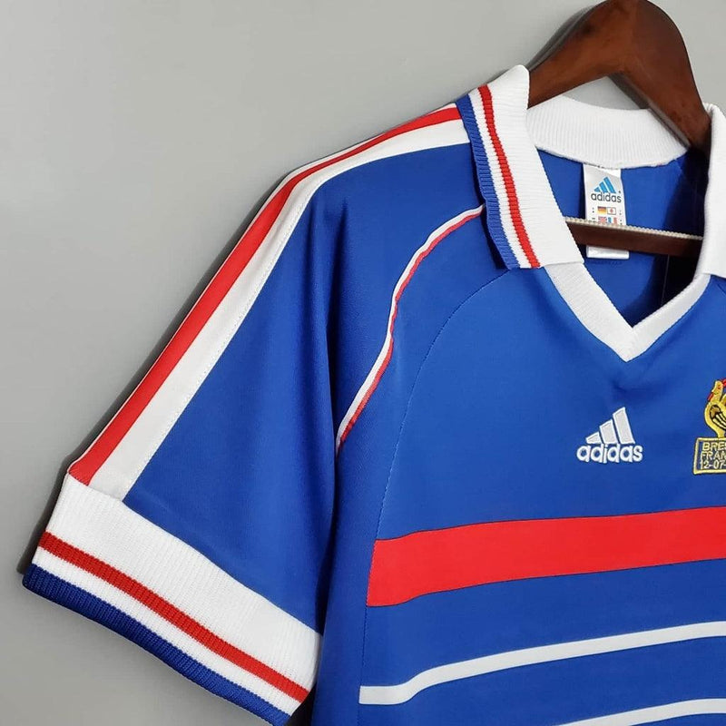 Camiseta Selección Francia Retro 1998 - Azul