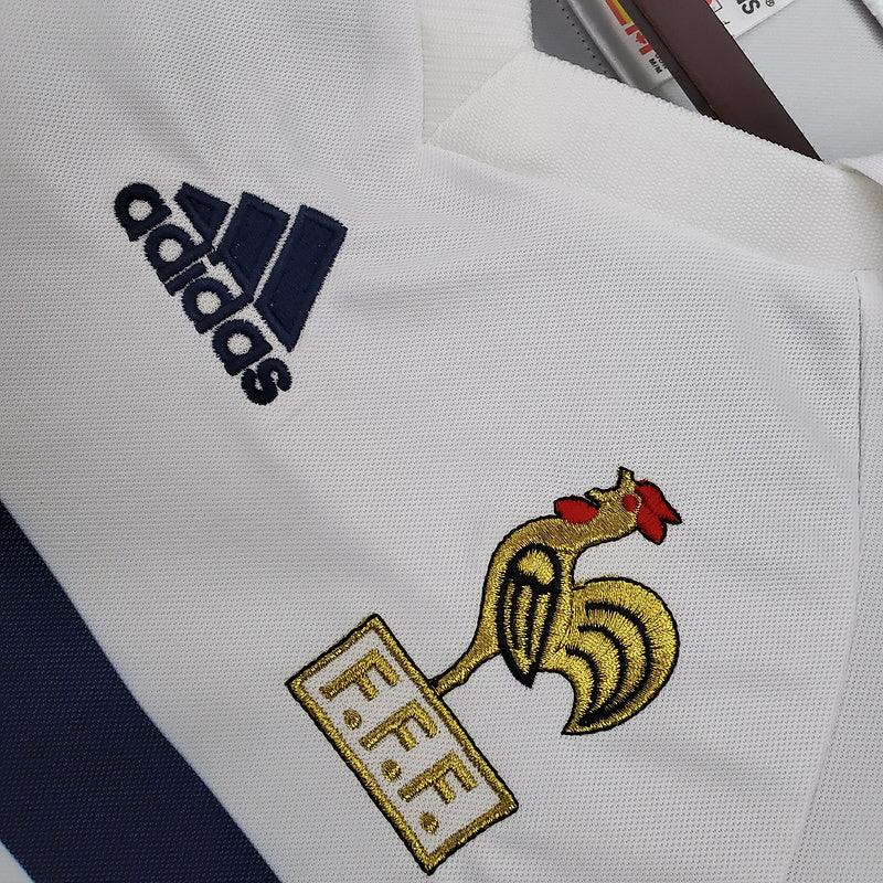 Camiseta Selección Francia Retro 1998 - Blanco