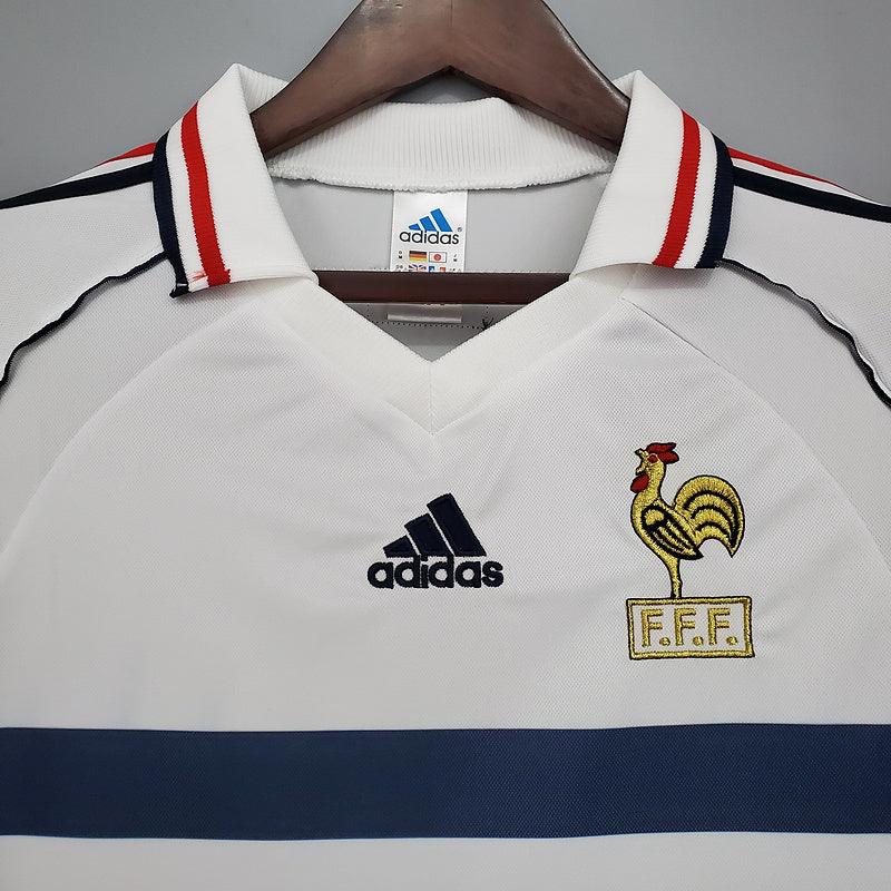 Camiseta Selección Francia Retro 1998 - Blanco