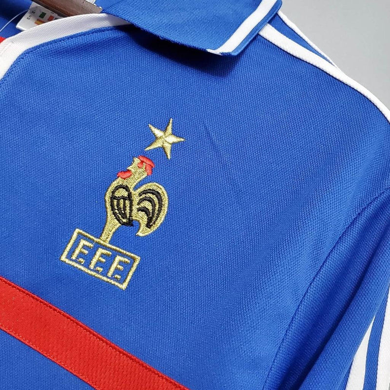 Camiseta Selección Francia Retro 2000 - Azul