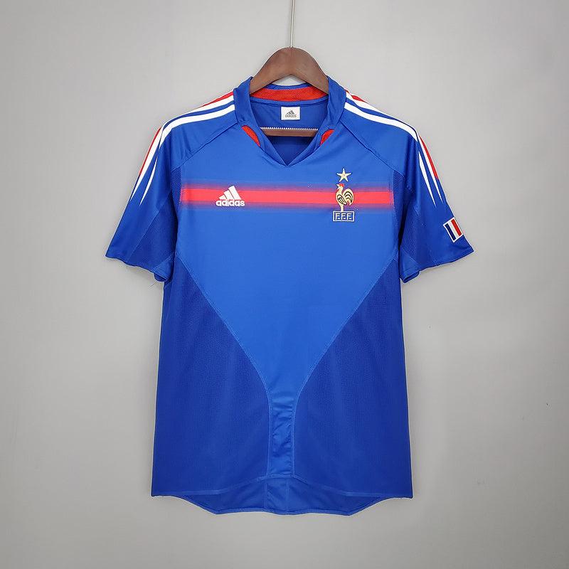 Camiseta Selección Francia Retro 2004 - Azul