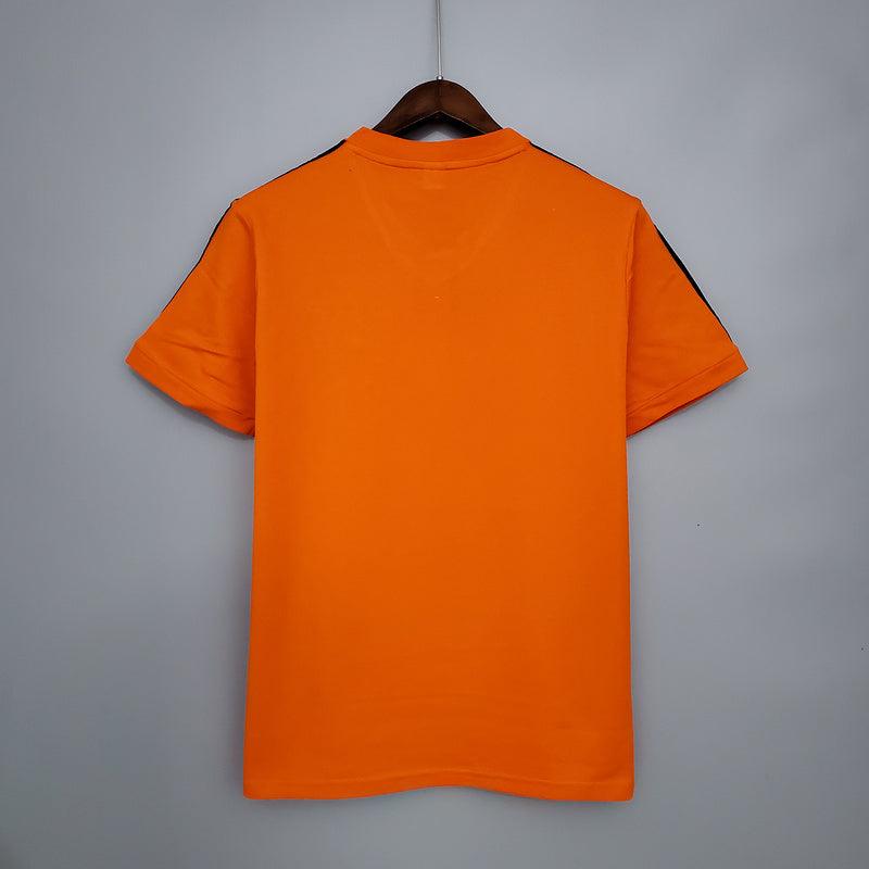 Camiseta Selección Holanda Retro 1974 - Naranja