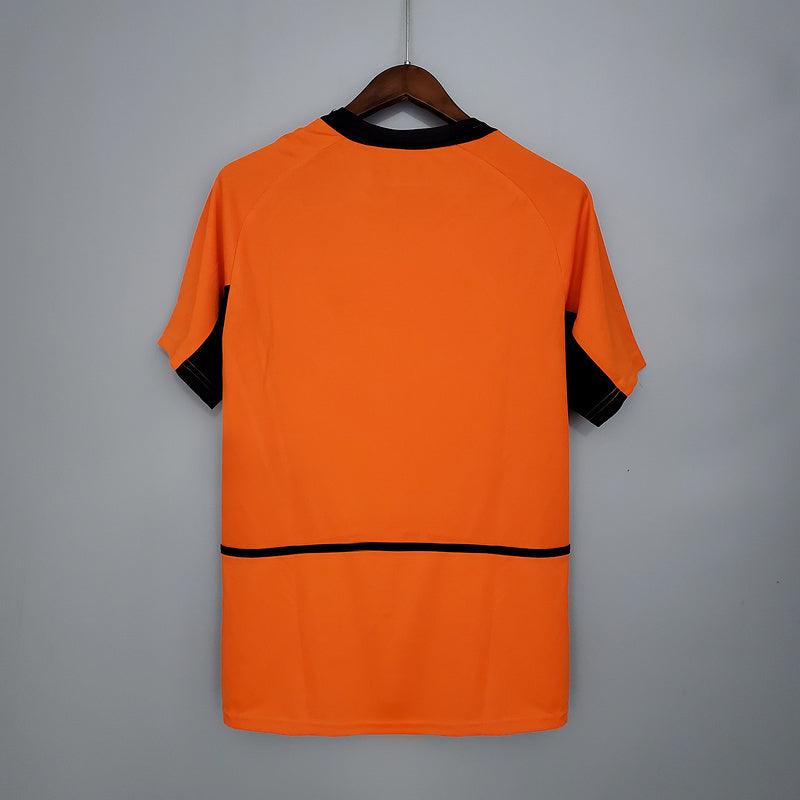 Camiseta Selección Holanda Retro 2002 - Naranja