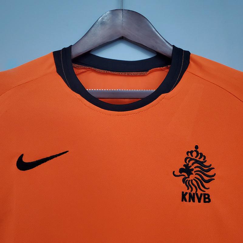 Camiseta Selección Holanda Retro 2002 - Naranja