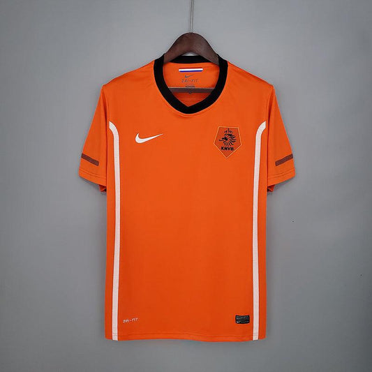 Camiseta Selección Holanda Retro 2010 - Naranja