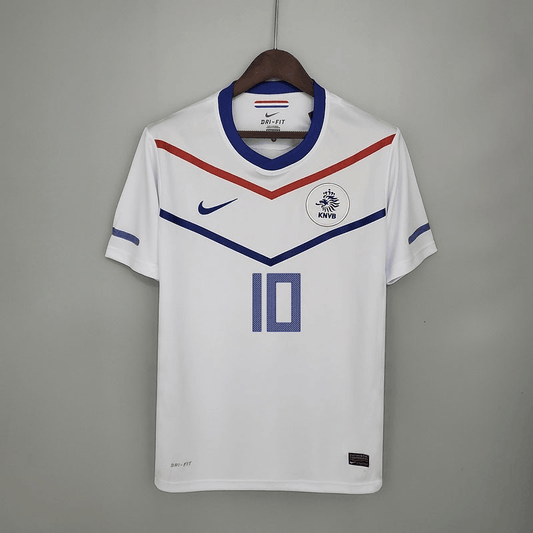 Camiseta Selección Holanda Retro 2012 - Blanco