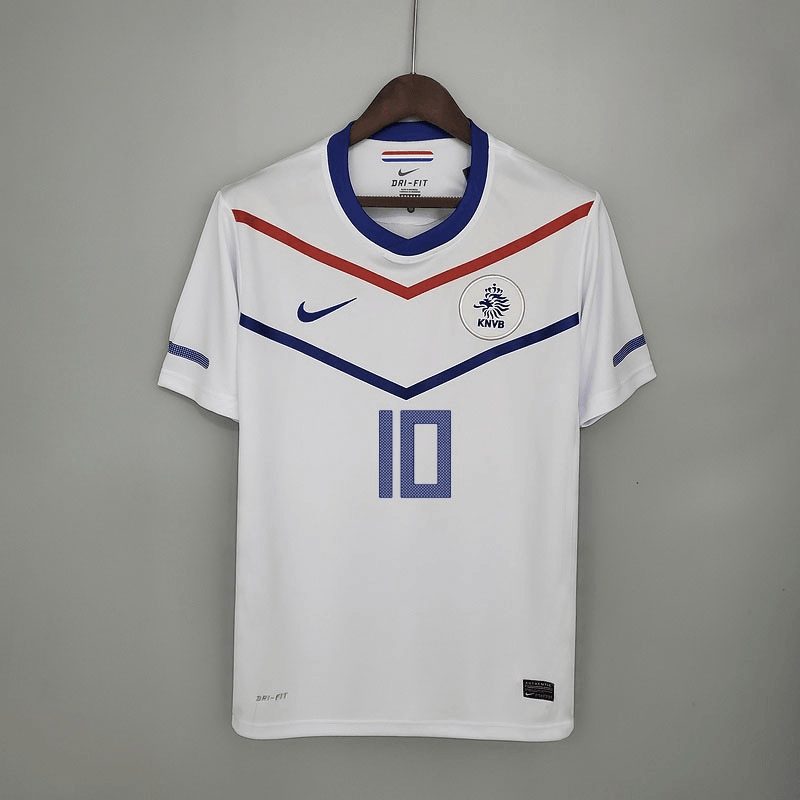 Camiseta Selección Holanda Retro 2012 - Blanco