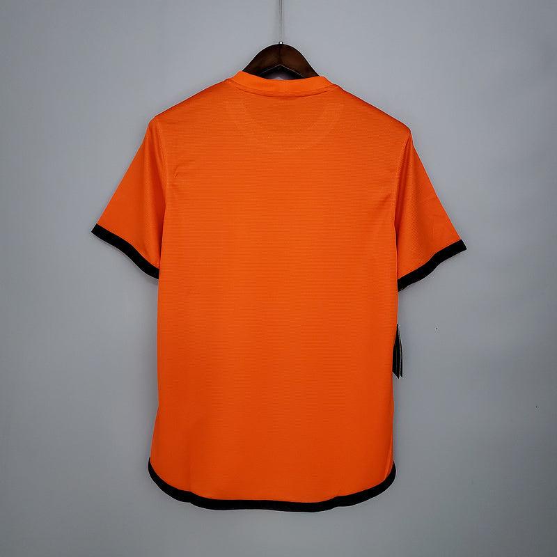 Camiseta Selección Holanda Retro 2012 - Naranja