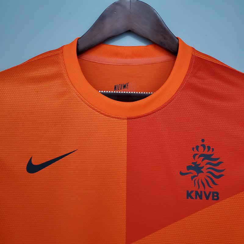 Camiseta Selección Holanda Retro 2012 - Naranja