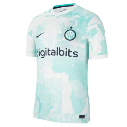 Camisa Inter de Milão Away 22/23 s/n° Hincha Masculina - Azul Claro