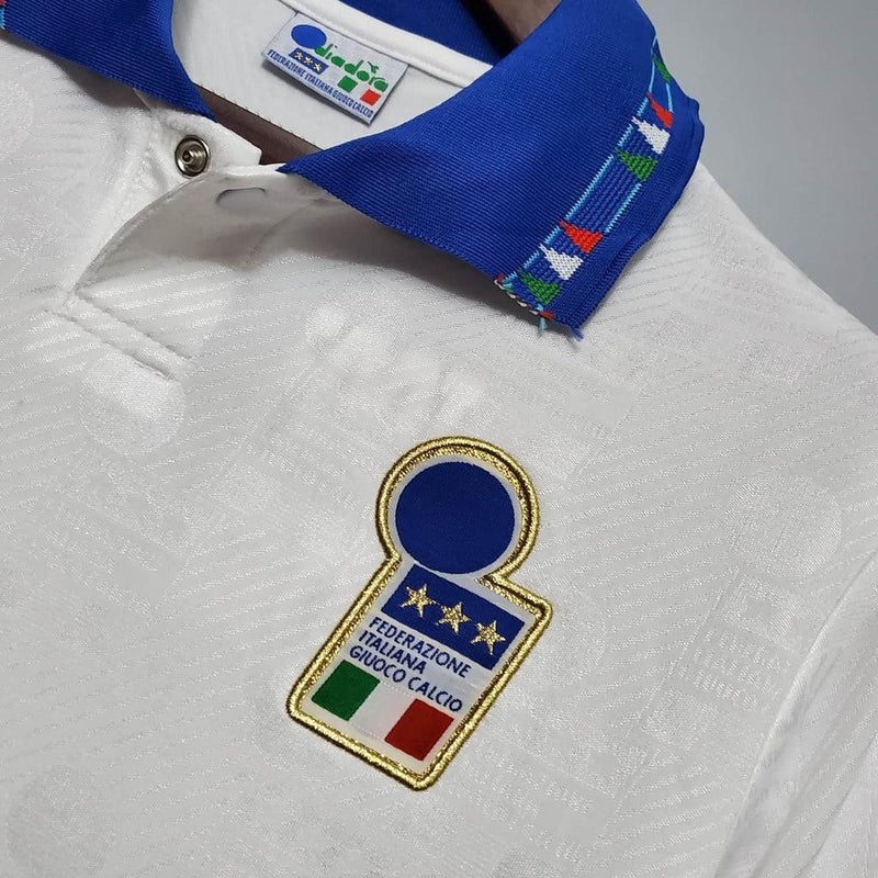 Camiseta Selección Italia Retro 1994 - Blanco