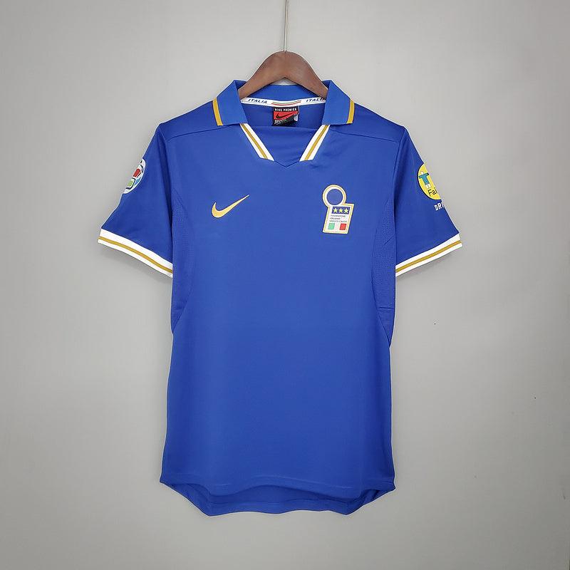 Camiseta Selección Italia Retro 1996 - Azu