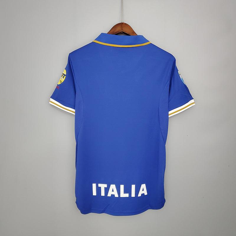 Camiseta Selección Italia Retro 1996 - Azu