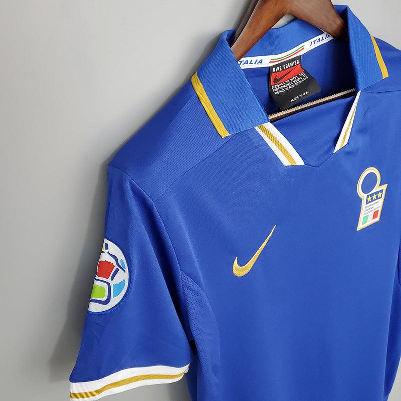 Camiseta Selección Italia Retro 1996 - Azu