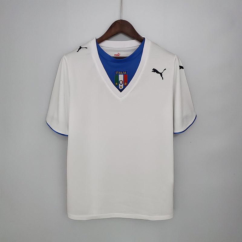 Camiseta Selección Italia Retro 2006 - Blanco