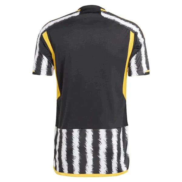 Camisa Juventus Home 23/24 s/n° Hincha Masculino - Blanco y Negro