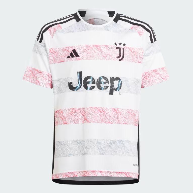 Camisa Juventus II 23/24 Adidas - Blanco e Rosa