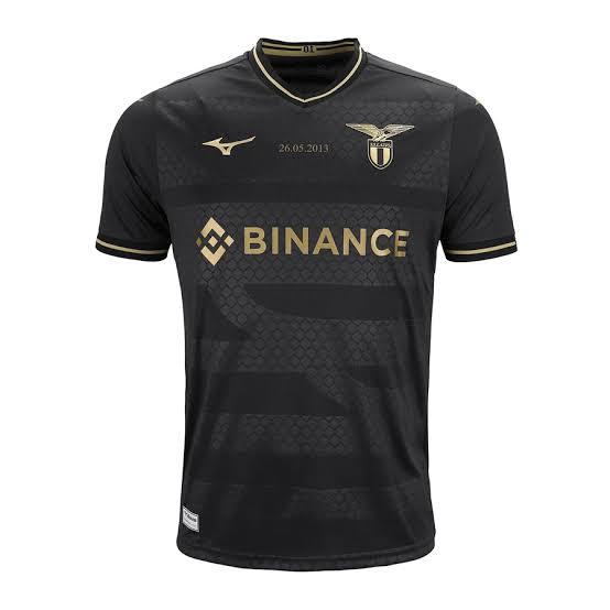 Camisa Lazio  23/24 Mizuno - Negro