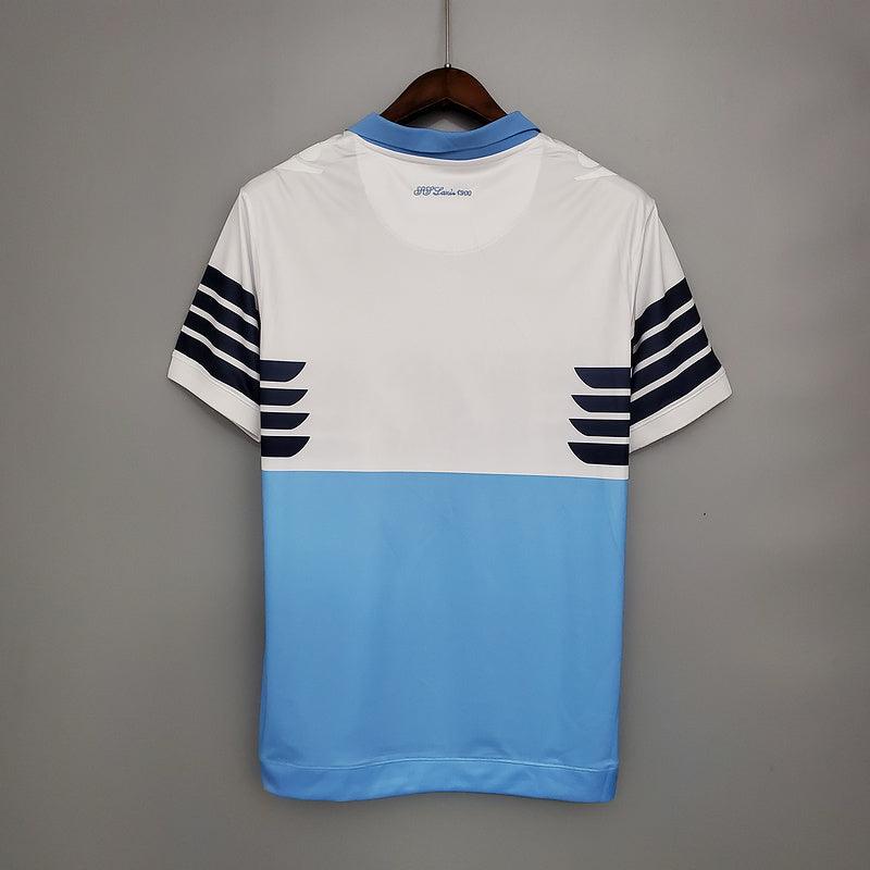 Camiseta Lazio Retro 2014 Azul/Blanco