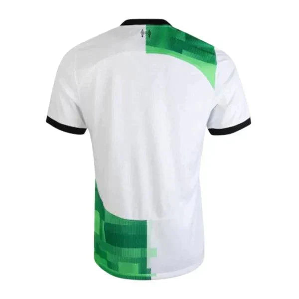 Camisa Liverpool Away 23/24 s/n° Hincha Masculina - Blanco e Verde