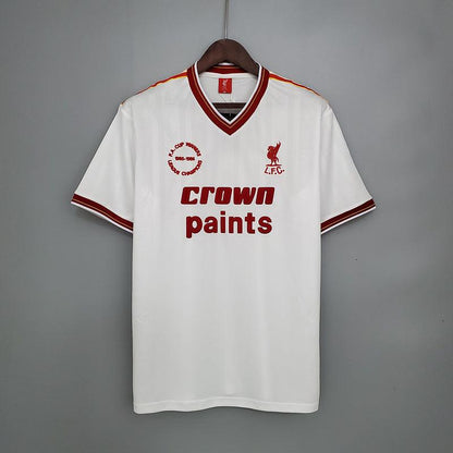 Camiseta Liverpool Retro 1985/1986 - Blanco