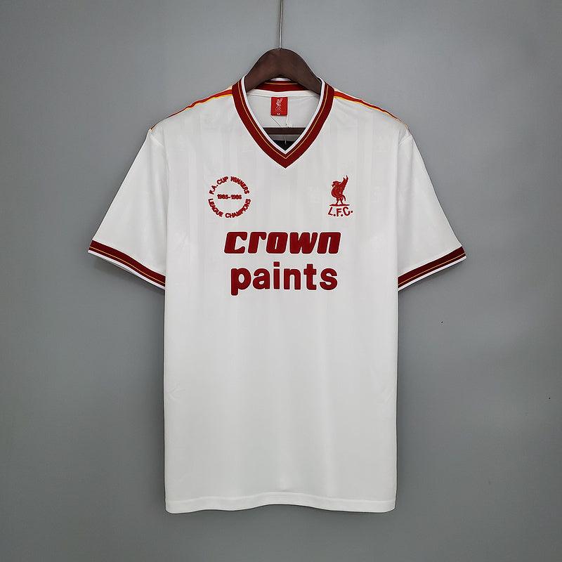 Camiseta Liverpool Retro 1985/1986 - Blanco