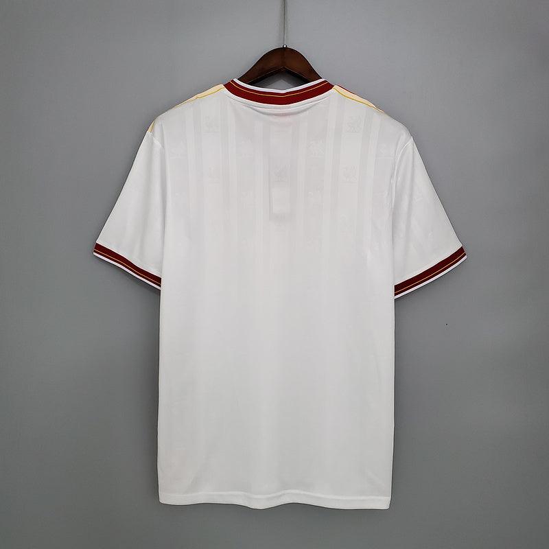 Camiseta Liverpool Retro 1985/1986 - Blanco