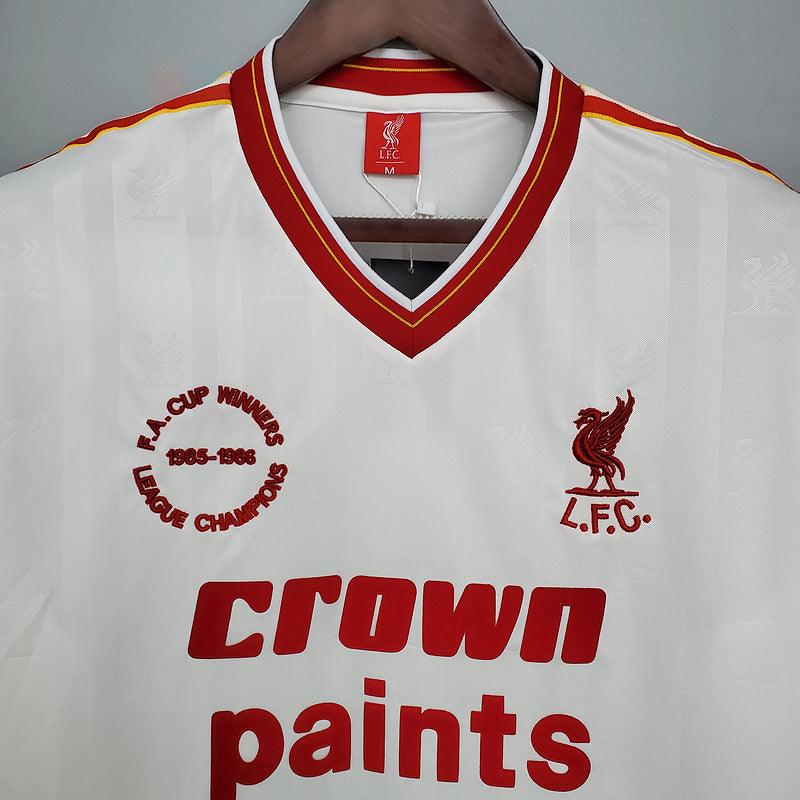 Camiseta Liverpool Retro 1985/1986 - Blanco