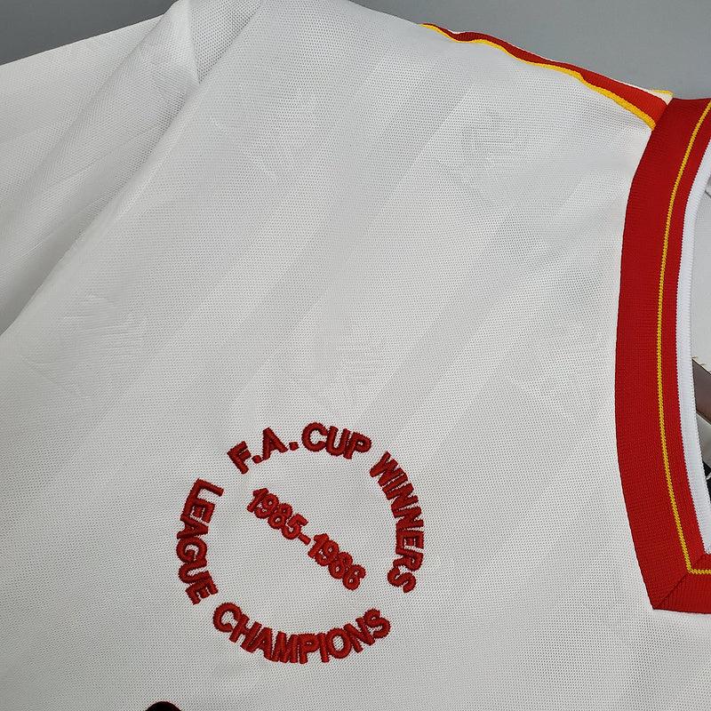 Camiseta Liverpool Retro 1985/1986 - Blanco