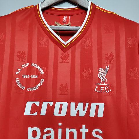 Camiseta Liverpool Retro 1985/1986 - Rojo