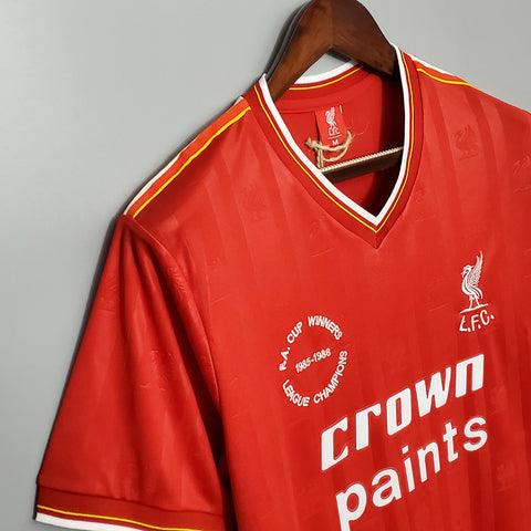 Camiseta Liverpool Retro 1985/1986 - Rojo