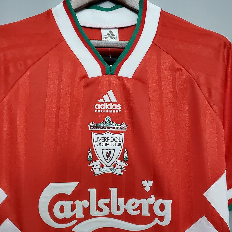 Camiseta Liverpool Retro 1993/1995 - Rojo