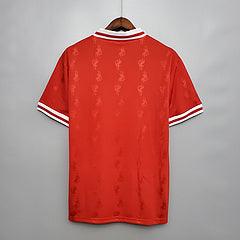 Camiseta Liverpool Retro 1996/1997 - Rojo