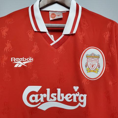 Camiseta Liverpool Retro 1996/1997 - Rojo