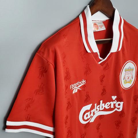 Camiseta Liverpool Retro 1996/1997 - Rojo